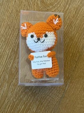 Positive Fox Figurine Crochet